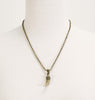 brass talon necklace