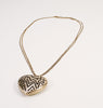 chained heart necklace